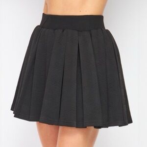 Mango Black Skater Skirt